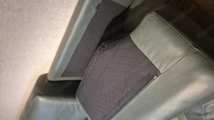 Designer Echtleder-Sofa   2er-Couch in Dunkelgrün   Top Zustand Bild 3