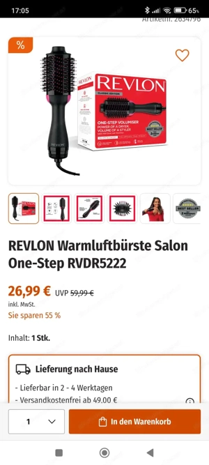 Warmluftbürste                               Bild 2