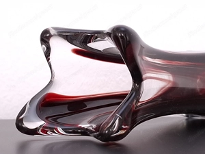 Vase | Lux Glass | Fa  onné Main | Made in Austria | Vintage Bild 8