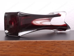 Vase | Lux Glass | Fa  onné Main | Made in Austria | Vintage Bild 5