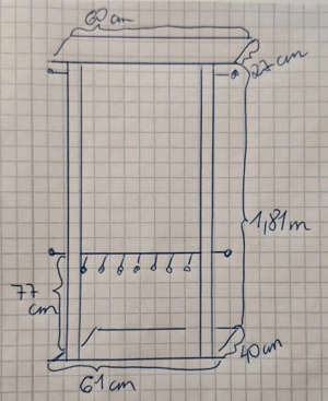 Stylische Glas-Metall-Garderobe   für jede Jahreszeit 