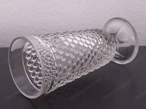 Tolle alte Warzenglas Vase | Vintage  Bild 6