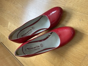 Tamaris Lackpumps 40 rot Bild 3