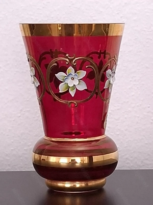 Schöne alte Vase | Palka Glas | Ollen | Made in Austria | Vintage 