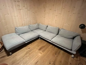 L-Couch grau 2,75 x 2,48m
