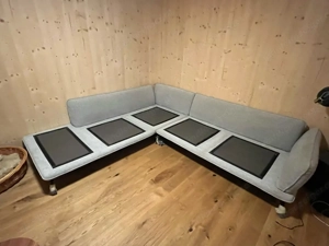 L-Couch grau 2,75 x 2,48m Bild 5
