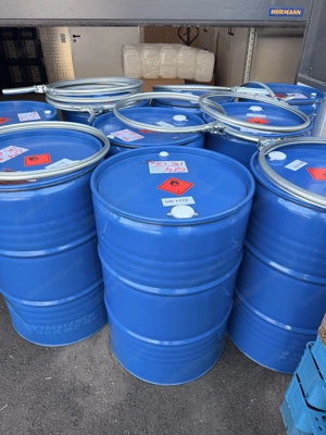 Stahlfass 180 l   1  verwendet   Lebensmittelalkohol   UN-zugelassen Bild 3