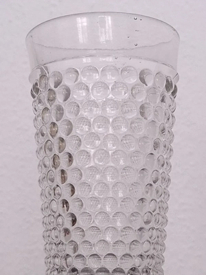 Tolle alte Warzenglas Vase | Vintage  Bild 3