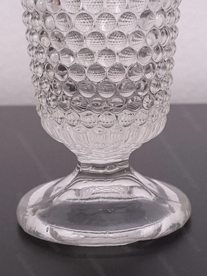 Tolle alte Warzenglas Vase | Vintage  Bild 4