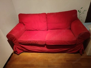 Ektorp 2er Sofa rot