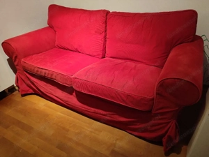 Ektorp 2er Sofa rot Bild 3