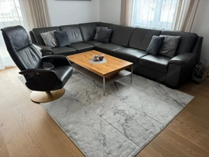 Ecksofa, Wohnlandschaft in Echtleder Bild 2