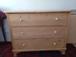 Kommode Vollholz 110 cm x 57 cm x 88 cm Bild 2