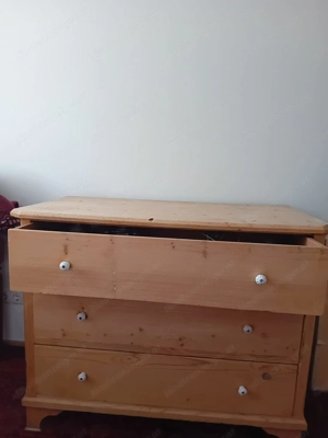 Kommode Vollholz 110 cm x 57 cm x 88 cm Bild 3