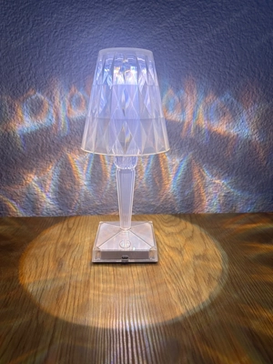 2  aufladbare kabellose Tischlampen mit Fernbedienung - 3 Leuchtmodi - wie neu Bild 6