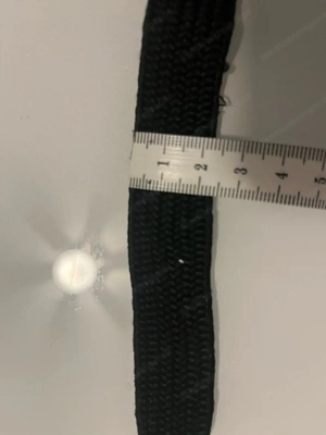 Bändel schwarz ca 1,15 m lang Bild 5