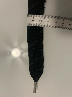 Bändel schwarz ca 1,15 m lang Bild 3