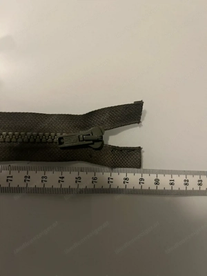 Reissverschluss kaki 650 mm