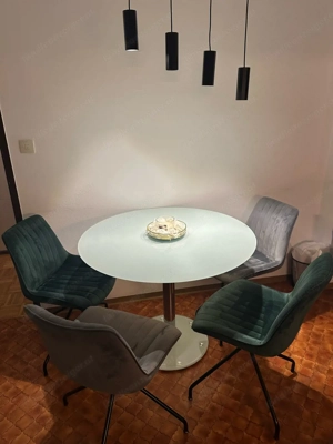 Elegante Samt-Esszimmerstühle (4 Stück)   modern & bequem Bild 3