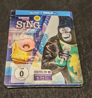 SING BluRay Steelbook OVP