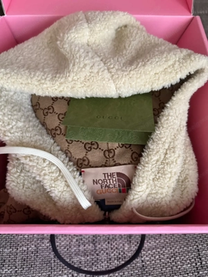 Gucci x The North Face GG Leinen beige Bild 2