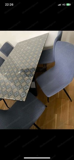 Esstisch mit 6 Stühlen Bild 5