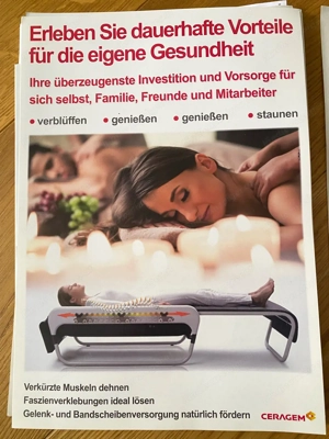ceragem infrarot massageliege Bild 4