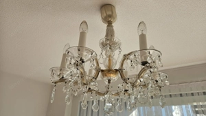 Wohnzimmer 6 Armiger Kristall Leuchte 