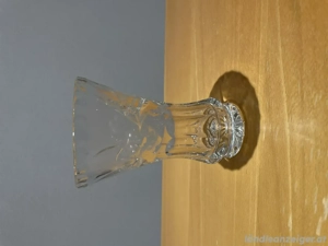Geschliffene Kristallglas-Vase   Dekorative Glasvase