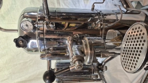 Rarität: Antike Egloff & Co. AG, Gastronomie-Kaffeemaschine, Chrom, Vintage-Blickfang von Egro-Swiss Bild 3