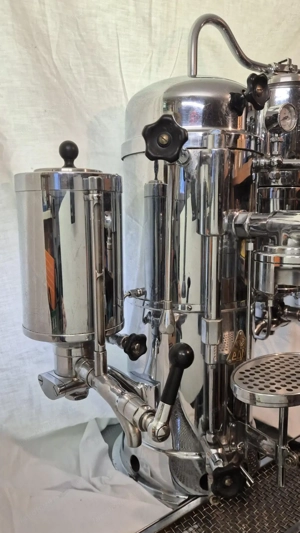 Rarität: Antike Egloff & Co. AG, Gastronomie-Kaffeemaschine, Chrom, Vintage-Blickfang von Egro-Swiss Bild 8