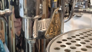 Rarität: Antike Egloff & Co. AG, Gastronomie-Kaffeemaschine, Chrom, Vintage-Blickfang von Egro-Swiss Bild 9