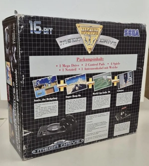 Sega Mega Drive Set (OVP) 16Bit-Konsole (Model 1), 2 Controller +12 Spiele inkl. HDMI-Adapter Bild 2