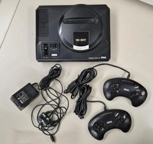 Sega Mega Drive Set (OVP) 16Bit-Konsole (Model 1), 2 Controller +12 Spiele inkl. HDMI-Adapter Bild 4
