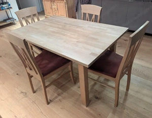 Esstisch Buche Vollholz mit 8 passenden Stühlen