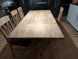 Esstisch Buche Vollholz mit 8 passenden Stühlen Bild 4