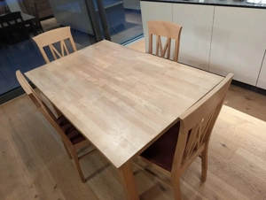 Esstisch Buche Vollholz mit 8 passenden Stühlen Bild 3