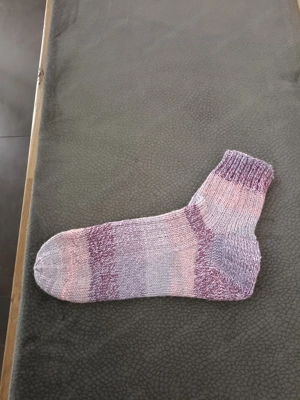 Wollsocken, handgestrickt Bild 2