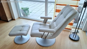Relaxsessel mit Hocker  Bild 2