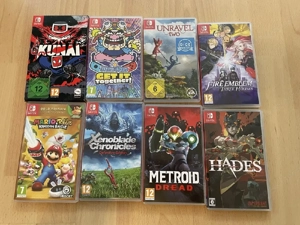 Nintendo Switch Konsole mit Spielen und viel Zubehör Bild 3