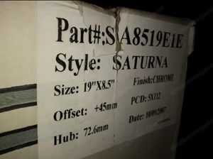 Xtra Saturna Chrom Alufelgen, 19 Zoll (4 Stk.)