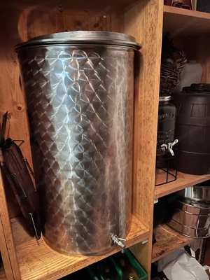 Edelstahlfass 100Liter Bild 2