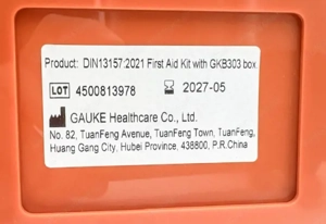 Erstehilfe Koffer mit Halterung