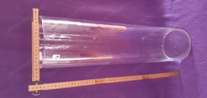 Glas Vase Zylindisch Bild 2
