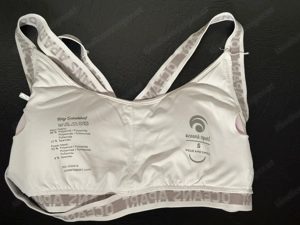 2  Oceans Apart Sport-BHs   Joy BH & Soso BH   Gr. S   weiß   überkreuzte Träger Bild 6