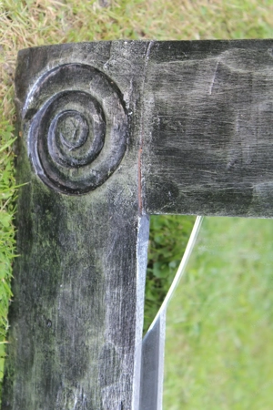 Grosser Spiegel in Holzrahmen Bild 4