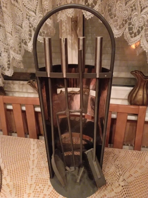 Kaminbesteck Edelstahl 68cm Neu  Bild 2