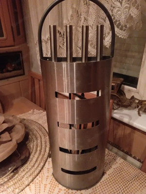 Kaminbesteck Edelstahl 68cm Neu 