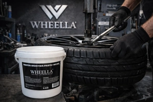 Wheella Premium Reifenmontagepaste - Reifenmontierpaste 3kg Schwarz