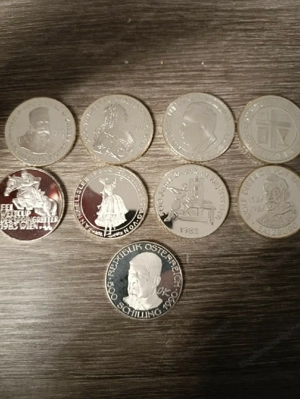 500 Schilling Österreich Silber, 9 Stück Bild 2
